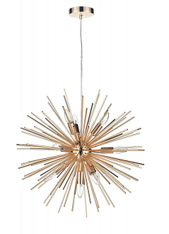 Подвесной светильник  60*150 см, 10*E14 золото Vele Luce Brina VL5674P10