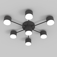 Люстра Ø600 x H115, мм, 7*15W (105W), BK (Черный) NewRgy CL-BLACK DOT-R001-GX53*7 BK