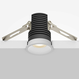 Встраиваемый светильник 3,9*3,9*5,1 см, LED, 7W, 3000К, Maytoni Technical MINI DL059-7W3K-W белый, вр 3,5 см