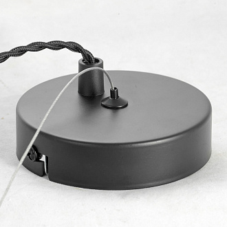Подвесной светильник Lussole Brooks GRLSP-8246, 45*40 см, черный