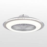 Потолочная светодиодная люстра с вентилятором 60 см, 46W, 4500K, Lussole Moonlight LSP-7462, белый