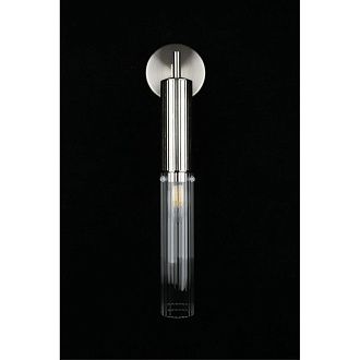 Бра 10*10*43 см, 1*E14, 40W, Aployt KASIA APL.327.21.01, никель