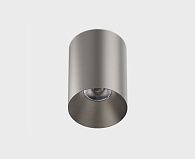 Накладной светильник 6 см, 12W, 3000K, Italline IT02-027 dark silver 3000K, темно-серебристый 