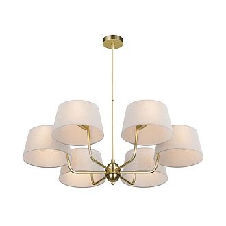 Подвесной светильник 85*106 см, 6*E14*40W, K, Maytoni Modesto MOD360PL-06BS, Латунь
