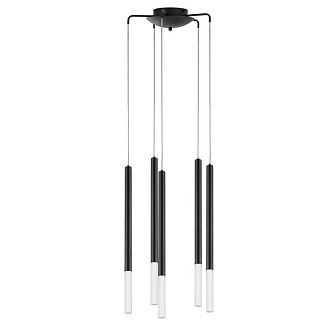 Подвесная люстра *34*41-121 см, *LED*40W, 4000K, Lightstar Tubo L8T747147, черный