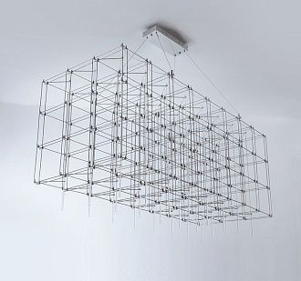 Светильник DZN-68781 МАТ.ХРОМ  1200*600*600/H600+6000/1/LED/.W/4000K трос 4м SELENA 25-04