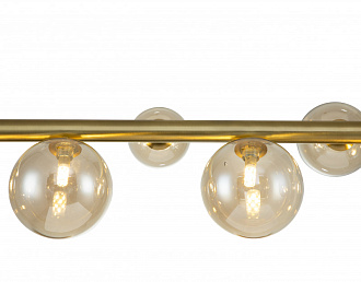 Подвесной светильник 1200*275*300/1480 мм, 10*G9 золото Indigo Canto V000248, 11026/10PL Gold