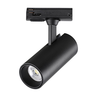 Светильник трековый однофазный трехжильный светодиодный 10,5*8,1*5 см, LED 15W*4000 К, Novotech Port Selene, черный, 359154