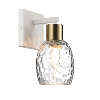 Бра 12*16*24 см, 1*E27 Lumion Ice 6583/1W белый, золотой