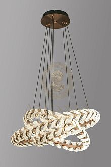 Люстра 78133-800+600+400, D800*H100 / D600*H100 /D400*H100 LED, 180W, 3000/4000/6000K, Alva Donna, Золото