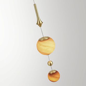 Светильник 12 см, 5W, 2500K, Odeon Light 5457/5L, латунь