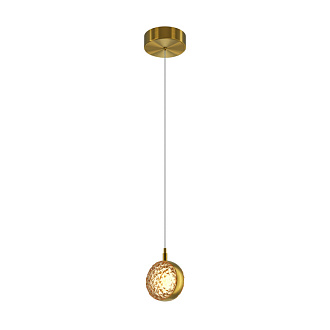 Подвесной светильник 14*13*318 см, LED, 3000К, Maytoni Mind MOD299PL-L10BS3K латунный
