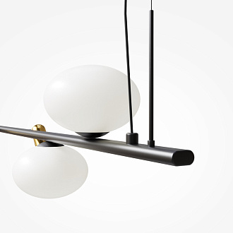 Подвесной светильник 95*14*313,5 см, 2*G9, 3000К, Maytoni Inversio MOD350PL-02BBS черный