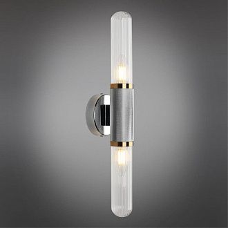 Бра 9*10*48 см, 2*E14, 7W, Aployt Brynia APL.307.41.02, бронзовый