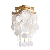 Светильник настенный 12*23*36 см, 2*E14 матовое золото Arte lamp Pipirima A4065AP-2SG