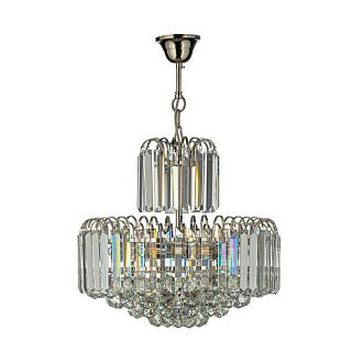 Люстра подвесная *39*35 см, 6*E14*40W, Arti Lampadari Ovada Ovada E 1.5.40.100 N, Матовый никель