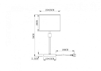 Настольная лампа Arte Lamp North A5896LT-1PB, полированная медь
