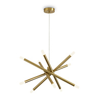 Светильник 65 см, 25W, 3000K, 1400Lm, 3-5 м2 Freya Wands FR6130PL-L30B, латунь