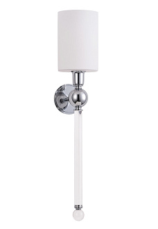 Бра Crystal Lux MIRABELLA AP1 CHROME/WHITE Хром