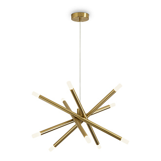 Светильник 65 см, 25W, 3000K, 1400Lm, 3-5 м2 Freya Wands FR6130PL-L30B, латунь