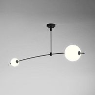 Подвесная люстра FREER S 55*15*55 см, 2*G4*4W, ImperiumLoft FREER01, Чёрный