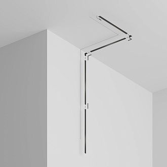 Шинопровод 1м Exility X встраиваемый под ГКЛ 12,5мм, черный 100*5*1 см, Maytoni Technical  TRX239-421.12B, Черный