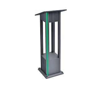 Светильник 80 см, 8W, 4000K, Kink Light 09206-F,16(07), серый