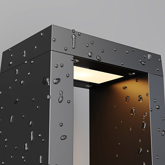 Садово-парковый светильник 8,2*12*60 см, LED, 10W, 3000К, Maytoni Goll O462FL-L10GF3K серый