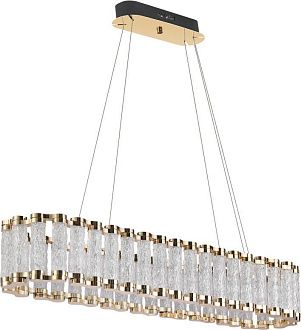 Люстра подвесная 115 см, 160W, 3000K, Stilfort 4049/03/12PL, золото