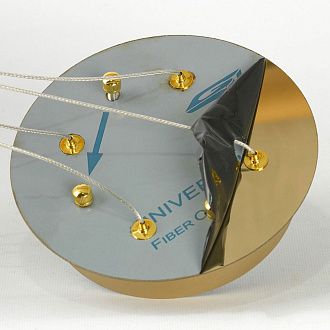 Люстра подвесная *70*45-150 см, 8*led*10W, 4000K, Lussole Knox LSP-7415, блестящее золото