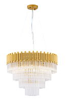 Люстра Ø550 x H410(1300), мм, 8*40W (320W), SP BRS (Латунь) NewRgy 2264A/8 SP BRS