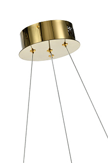 Светильник подвесной 58*20 см, LED 50W 4000K золото Zortes Dulana ZRS.1211.50
