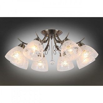Люстра 65*22,5 см, 8*E14, 40W, Omnilux Omnilux 538 OML-53807-08, бронзовый