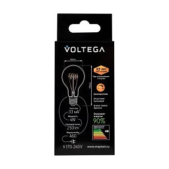7078 Лампа светодиодная диммируемая Voltega Loft LED 4W 250Lm 2000K E27