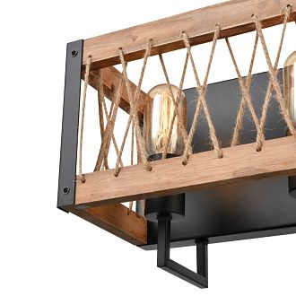 Бра 18*30*23 см, 2*E27 античный черный Vele Luce Cubo VL6052W02