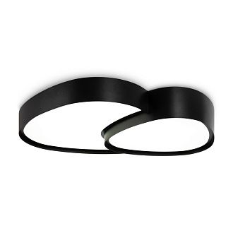 Светильник 52,5*38*-8 см, *LED*72W, Freya Скромность / Modesty FR6079CL-L72B, Черный