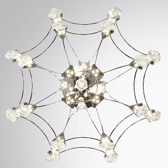 Подвесной светильник 41 см, 52*LED*35W, 4000К, 3150lm Odeon Light Flamenco 6699/35L, хром