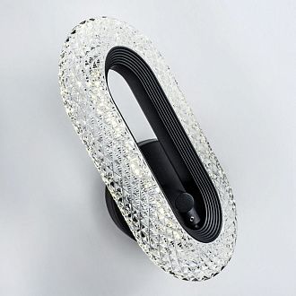 Настенный светильник 12x10xсм, LED, 8Вт, 4000K, Modelux MS.1120.01 BK Черный