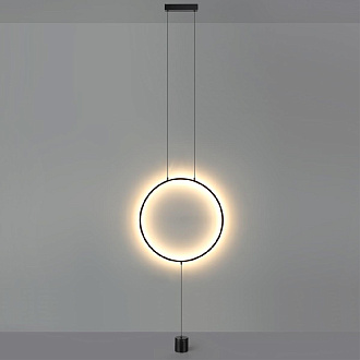 Торшер 360 см, 27W, 3000K, Odeon Light Teo 7022/27FL, черный