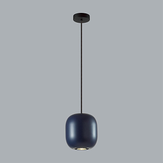 Подвес 12*12*120 см, 1 GU10*4W, Odeon Light Cocoon, черный 5060/1CA