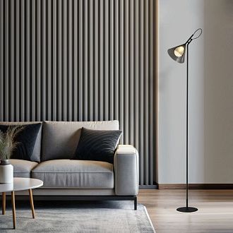 Напольный cветильник 26,5*23*150- см, 1*G9*20W, Eurosvet Enigma, 01187/1 черный, 4690389210167