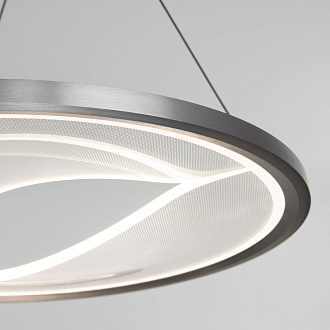 Подвесной светильник 47*47*40 см, LED*23W, 4000K, Eurosvet Occhio 40026/1 LED, серый;черный, a069308