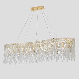 Люстра 120*30*29-151,5 см, 12*E14*40W, Crystal Lux Abril ABRIL SP12 L1200 GOLD, Золото