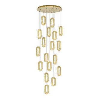 Светильник подвесной 18*LED*9W, St Luce Allungo SL6506.203.18, золотистый