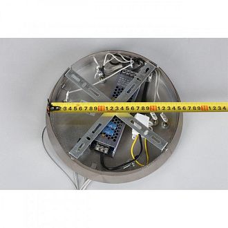 Каскадная люстра 100*50-180 см 136W, 4000K, Aployt Polunia APL.021.13.136, хром