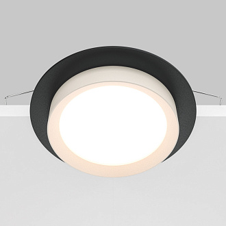Светильник 11 см Maytoni DL086-GX53-RD-BW черный/белый, вр 9,5 см