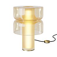 Настольная лампа *22*-31 см, *LED*9W, 3000K, Maytoni Vetro MOD485TL-L9AM3K, Латунь
