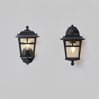 Уличное бра 19,5*16*-28 см, 1*E27*40W Voltega  VGL7212WL-01B, Черный