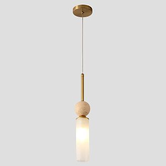 Светильник подвесной *6*35,5-237 см, *E14*40W, Crystal Lux Simply SIMPLY SP1 BRASS, Латунь