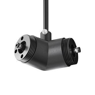 Угловой коннектор 120° с вводом питания Maytoni Shelf CA018LWC-P-B